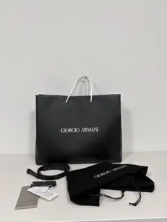 Giorgio Armaniレザーショッパーバッグ ジョルジオアルマー二 極美品のサムネイル
