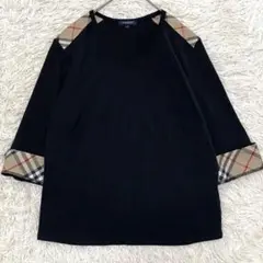 【美品•2XL✨】バーバリーロンドン 五分袖 Tシャツ ノバチェック ホースロゴ