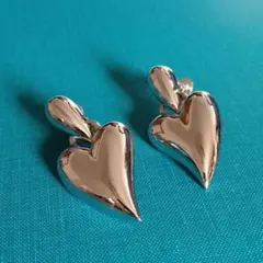ハート型イヤリング