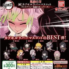 滅！ カプセルラバーマスコット テレビアニメ 鬼滅の刃 シリーズ 全10種セット