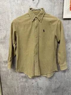 最終値下げ　ポロ　ラルフローレン　 140㎝キッズ　シャツ　コーデュロイ美品⑪