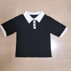 ブラック ポロシャツ 半袖
