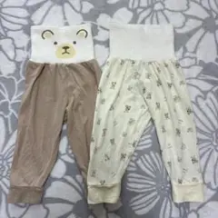クマ柄 パジャマ　パンツのみ　ズボンのみ　80サイズ