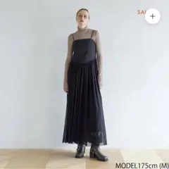 完売！シールームリン　パット付きflare finキャミワンピース　新品未使用✨ パッドin Tulle Docking Flareワンピース