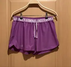 美品♦️アンダーアーマー✨ショートパンツ　パープル　M