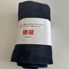 【最終価格】ユニクロ　年末祭ノベルティ　フリースブランケット　ネイビー　非売品