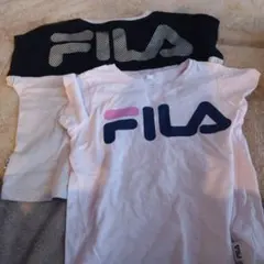 FILA Tシャツセット 白/黒