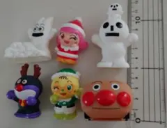 美品　アンパンマン　指人形セット　冬