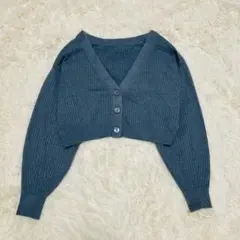 Apuweiser-riche/ニットカーディガン/2/ショート丈 Ｖネック