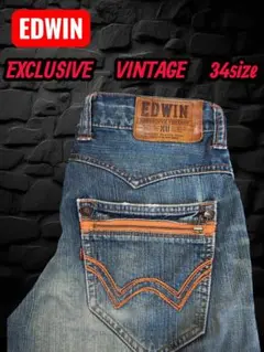 EDWIN　エドウィン　EXCLUSIVEVINTAGE　ストレート34size
