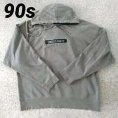 Timberland 90s 平成 y2k カーキグレー フーディ パーカー L