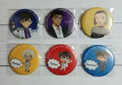 名探偵コナン コナンカフェ 2019 缶バッジ 6点セット