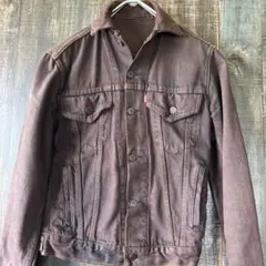80s USA製 リーバイス 70506 ブラウン デニム　ボタン裏527