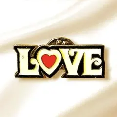 017 ヴィンテージ ピンバッジ　LOVE ピンズのサムネイル