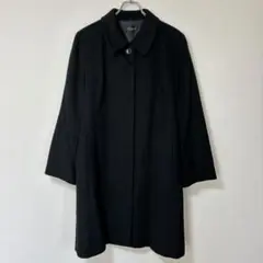 ​【アーティクル】　カシミヤ100%　コート　(15AR)　大きいサイズ　黒のサムネイル