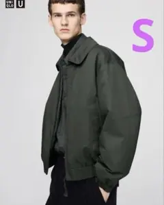 【完売】UNIQLO U ユニクロU パフテックショートブルゾン　オリーブ　S