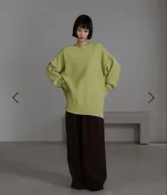 LOWRYS FARM 2WAYハイショクステッチプルオーバー