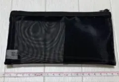 （美品）無印良品☆ナイロンメッシュペンケース　ポケット付きのサムネイル