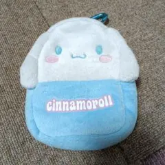 シナモロール 耳付きバックパック カラビナ付き