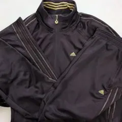 adidas 00s アディダス フレア　 セットアップ ジャージ　金　ラメ