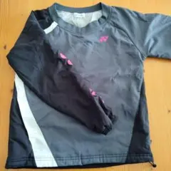 YONEX 長袖ウォームアップウェア J140 黒/グレー