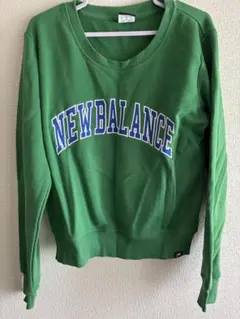 NEW BALANCE グリーン トレーナー