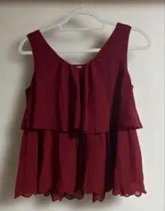 Delyle noir 2段フリルトップスのサムネイル