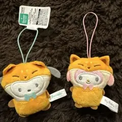 サンリオ どうぶつ着ぐるみマスコット マイメロディ　ポチャッコ2点セット