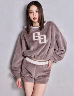 GG ECO FUR ショートトップス ベージュ