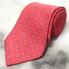 サルヴァトーレ フェラガモ クリーニング済 微光沢 ネクタイ 昆虫柄