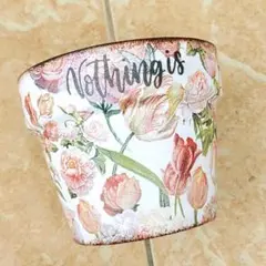 デコパージュꔛꕤ ミニハンギングリメ缶♡薔薇♡インテリア♡小物入れ