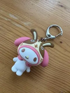 マイメロディ 立体ラバーキーホルダー 宇佐美
