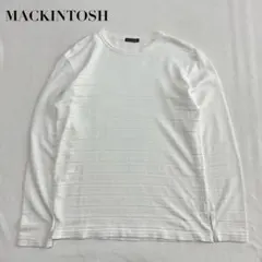 MACKINTOSH 長袖カットソー ロングTシャツ M ボーダースラブ生地のサムネイル