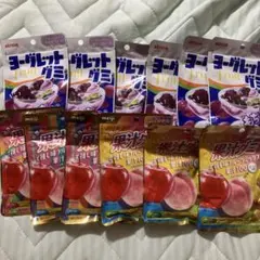 グミ まとめ売り 計12袋（ヨーグレットグミ、果汁グミ推し味フルーツミックス）