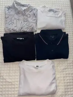 メンズＴシャツ、ポロシャツ5点セット売り