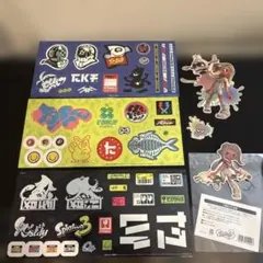 スプラトゥーン3 イカすステッカー3枚& サイドオーダー ステッカーセット