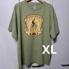 XLサイズ　セージグリーン Hanes製ボディ Tシャツ
