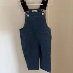 신품 미사용 キッズ デニム オーバーオール 110cm ペアマノン