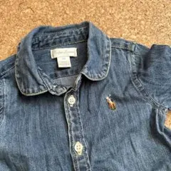 Ralph Lauren デニム 長袖シャツワンピース