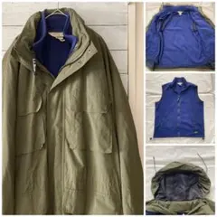 L.L.Beanエルエルビーン　マウンテンパーカー　ライナーベスト付　古着屋購入