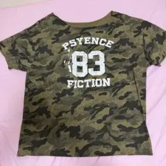PSYENCE 83 FICTION 迷彩 半袖 Tシャツ ギャル Y2K
