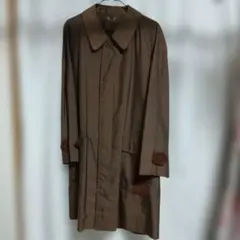 ブラウン ステンカラーコート