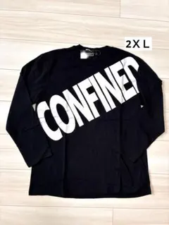 新品 長袖Tシャツ CONFINEDプリント