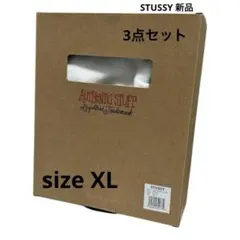 B75 新品 ステューシー STUSSY タンクトップ 3枚セット 白 S 送込 