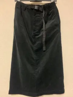 無印良品ブラック コーデュロイ タイトスカート 約80cm