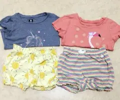 【BABY GAP】 半袖　Tシャツ パンツ 90 18〜24months