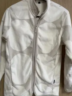 marimekko フリースジャケット ホワイト　UNIQLO