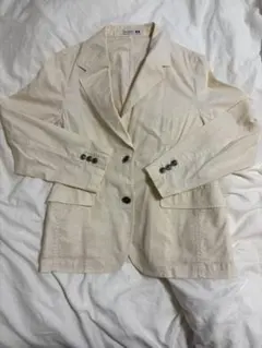 ユニクロ JWアンダーソン リネンブレンド ブレザージャケット オフホワイトM