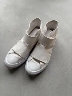 コンバース オールスター ビッグベルト ベルクロ　ハイ ホワイト26.5