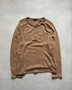 CS cut off henry neck tee グレー ヘンリーネック - メルカリ
